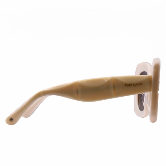 New! Kate Spade JOSEY/G/S 0SZJHA White Square Sunglasses, Authentic - Picture 5 of 10